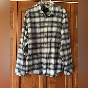 Rails Black and White Plaid Shirt